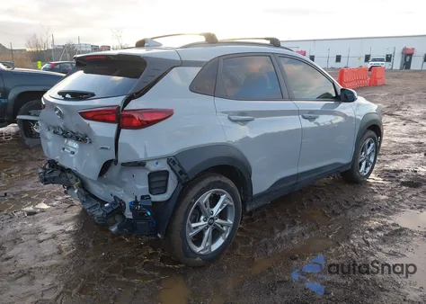 2022 Hyundai Kona Sel z USA, uszkodzony, nr VIN KM8K6CAB4NU872511